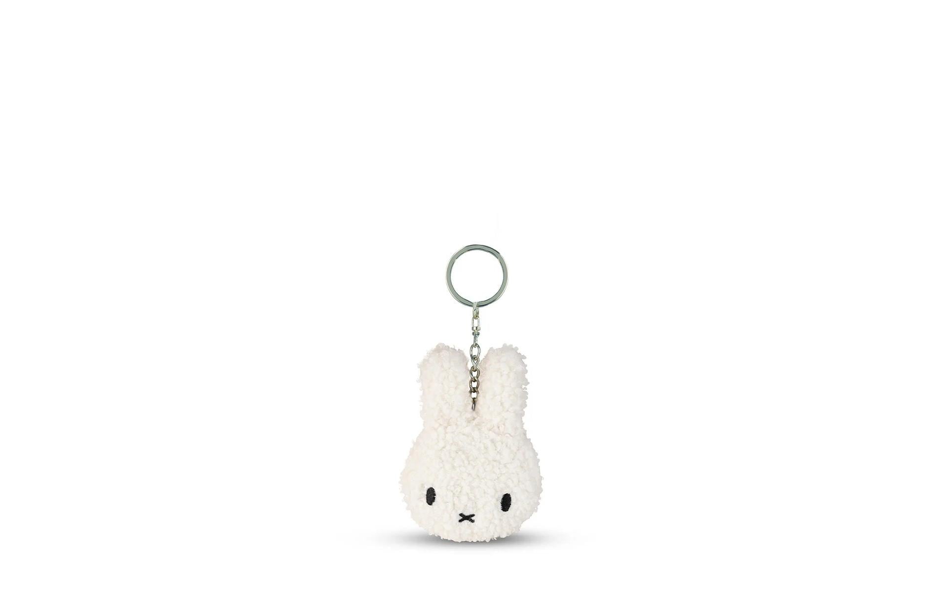 Bon ton toys Plüsch-Schlüsselanhänger Miffy ECO Tiny Teddy – Teddy-Stoff/100% recyceltes Polyester, Creme, 100