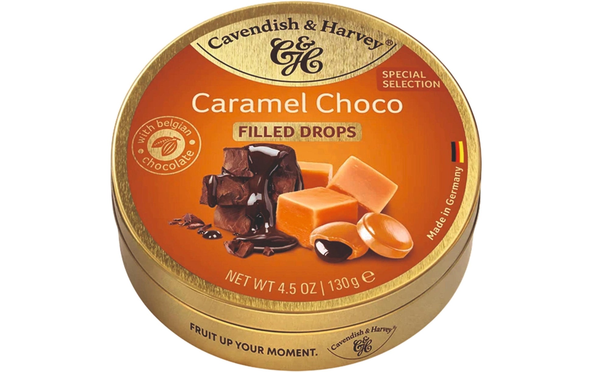 Cavendish & Harvey Lutschbonbons – Karamell mit Schokoladenfüllung – 130 g