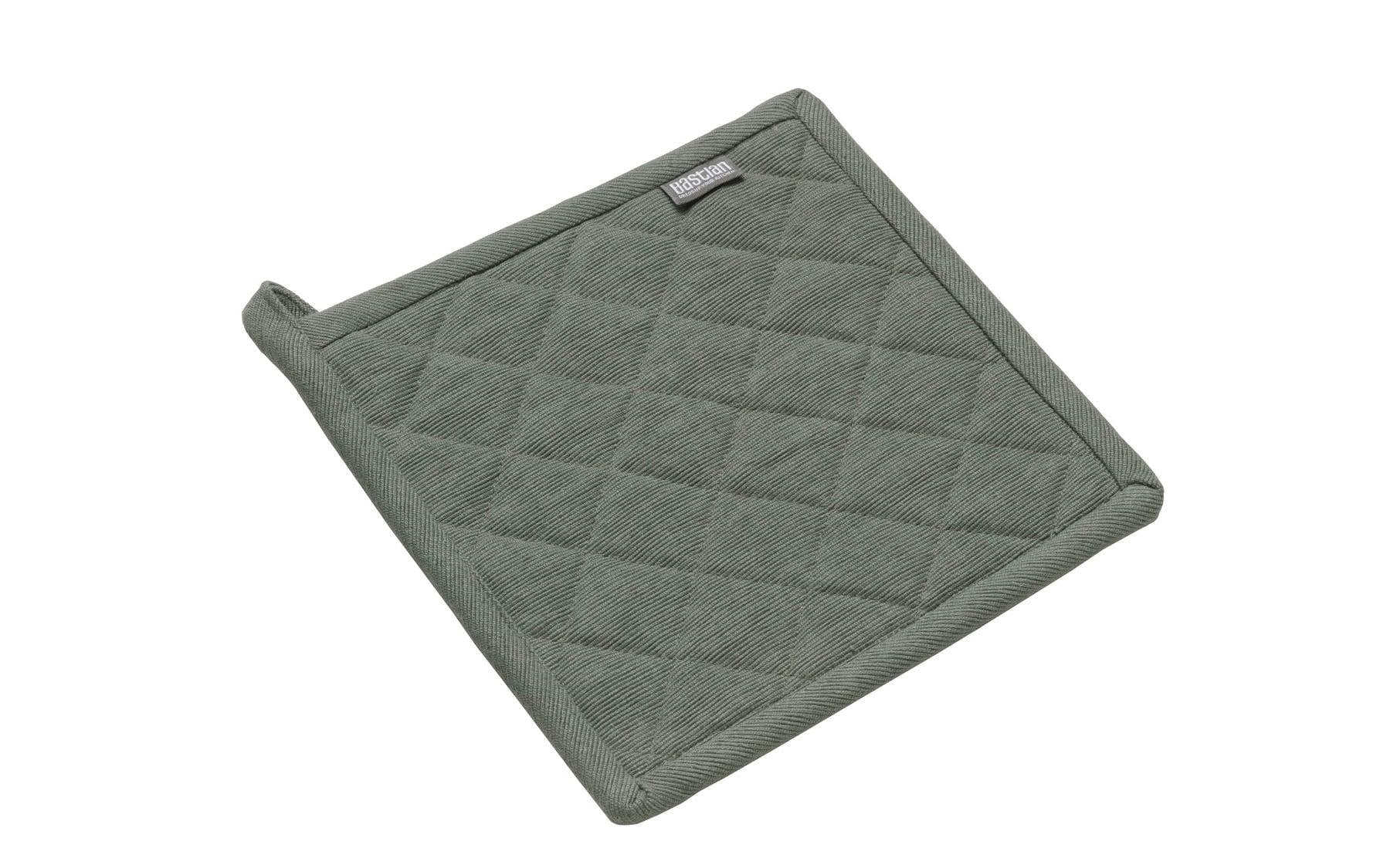 Södahl Topflappen 22,5 × 22,5 cm, Baumwolle, Olivgrün