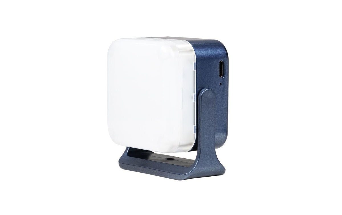 Nanlite Pico Light – Bicolor, dimmbar, 4222 Lux, 6500 K, Akku (Li‑Ion), für Nanlink 2.0 App – Blau