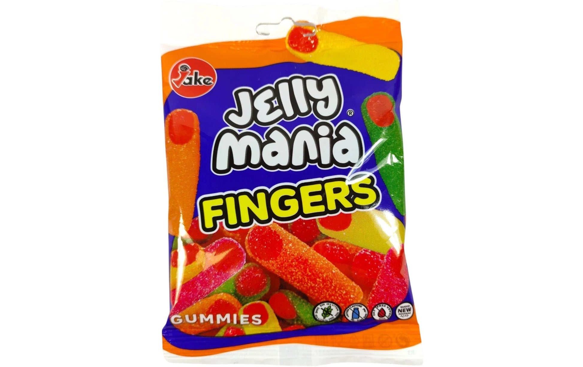 Jake Jellymania Fingers Gummibonbons – glutenfrei – 100 g