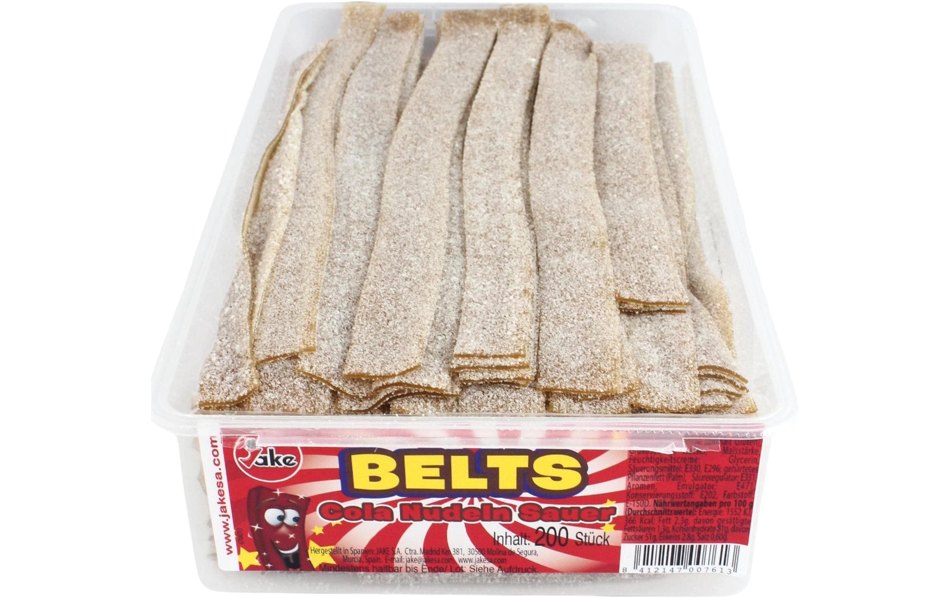 Jake Belts Gummibonbons – Cola Sour – 1,6 kg