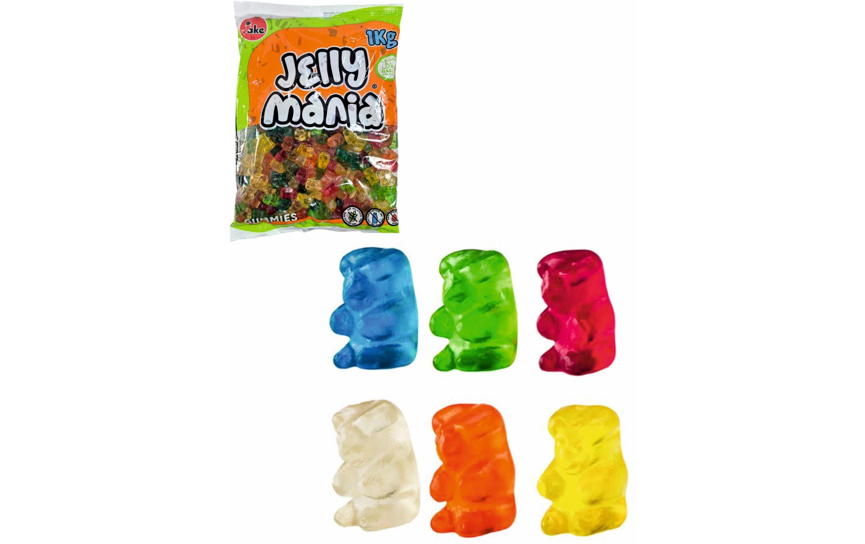 Jake Jellymania Mini Bears Gummibonbons – 1 kg
