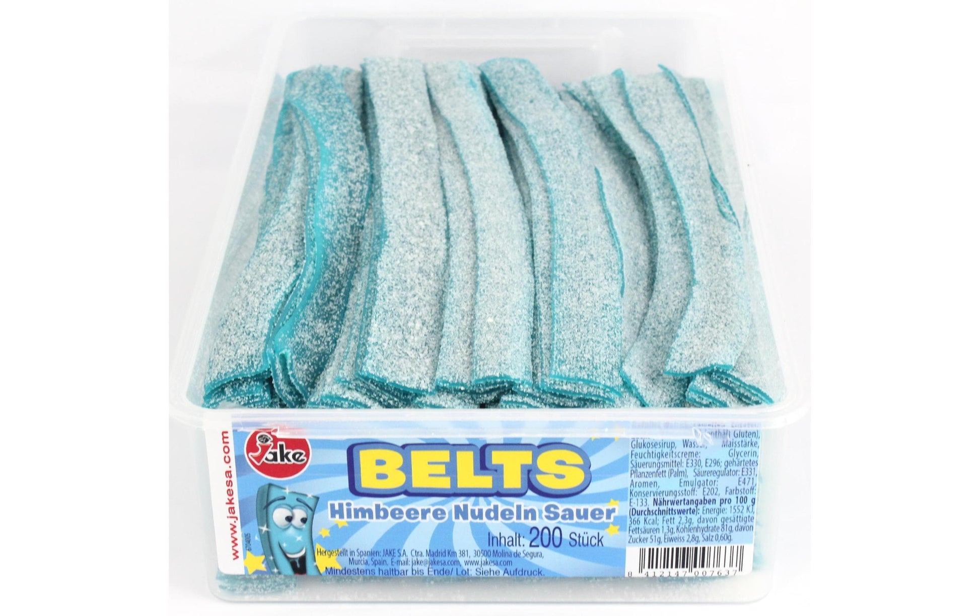 Jake Belts Gummibonbons – Himbeere, Sauer – 1,8 kg
