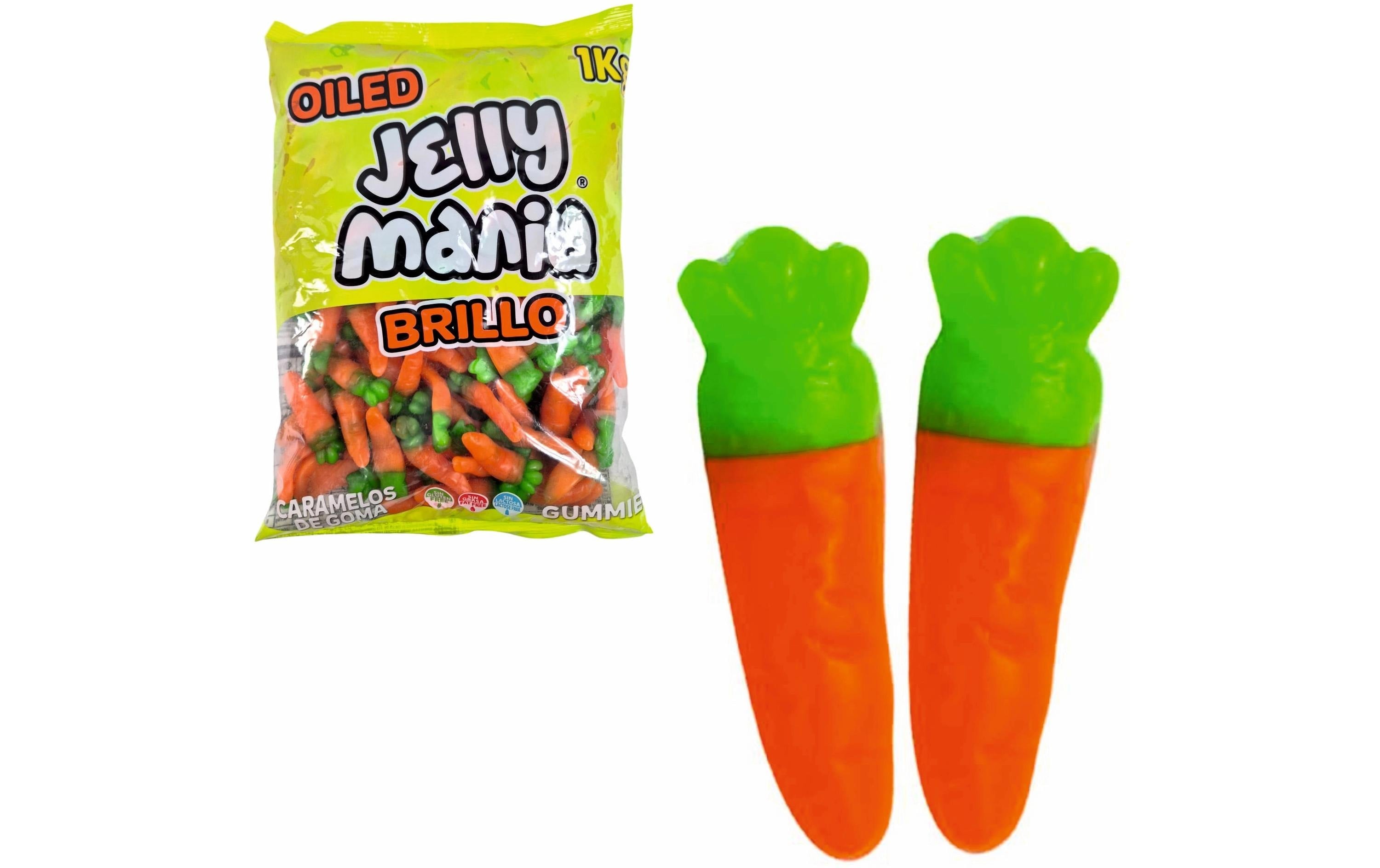 Jake Jellymania Carrots Gummibonbons – glutenfrei – 1 kg