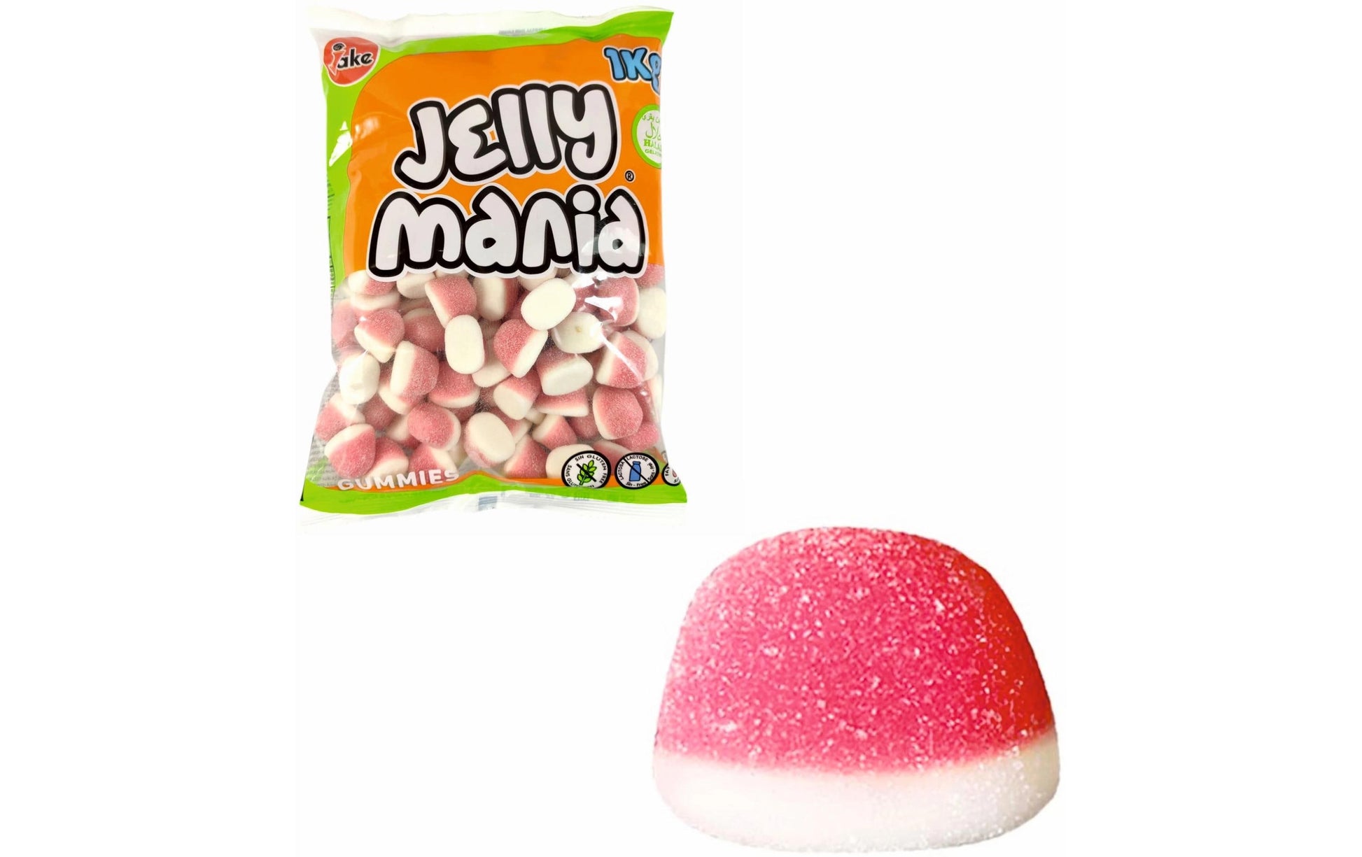 Jake Jellymania Kisses Gummibonbons – 1 kg