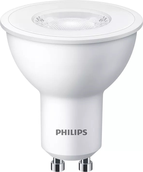 Philips by Signify Philips LED-Reflektor MR16 GU10 – Warmweiss 2700 K, 380 lm, 4,7 W, 36° – 3 Stk. – Weiss