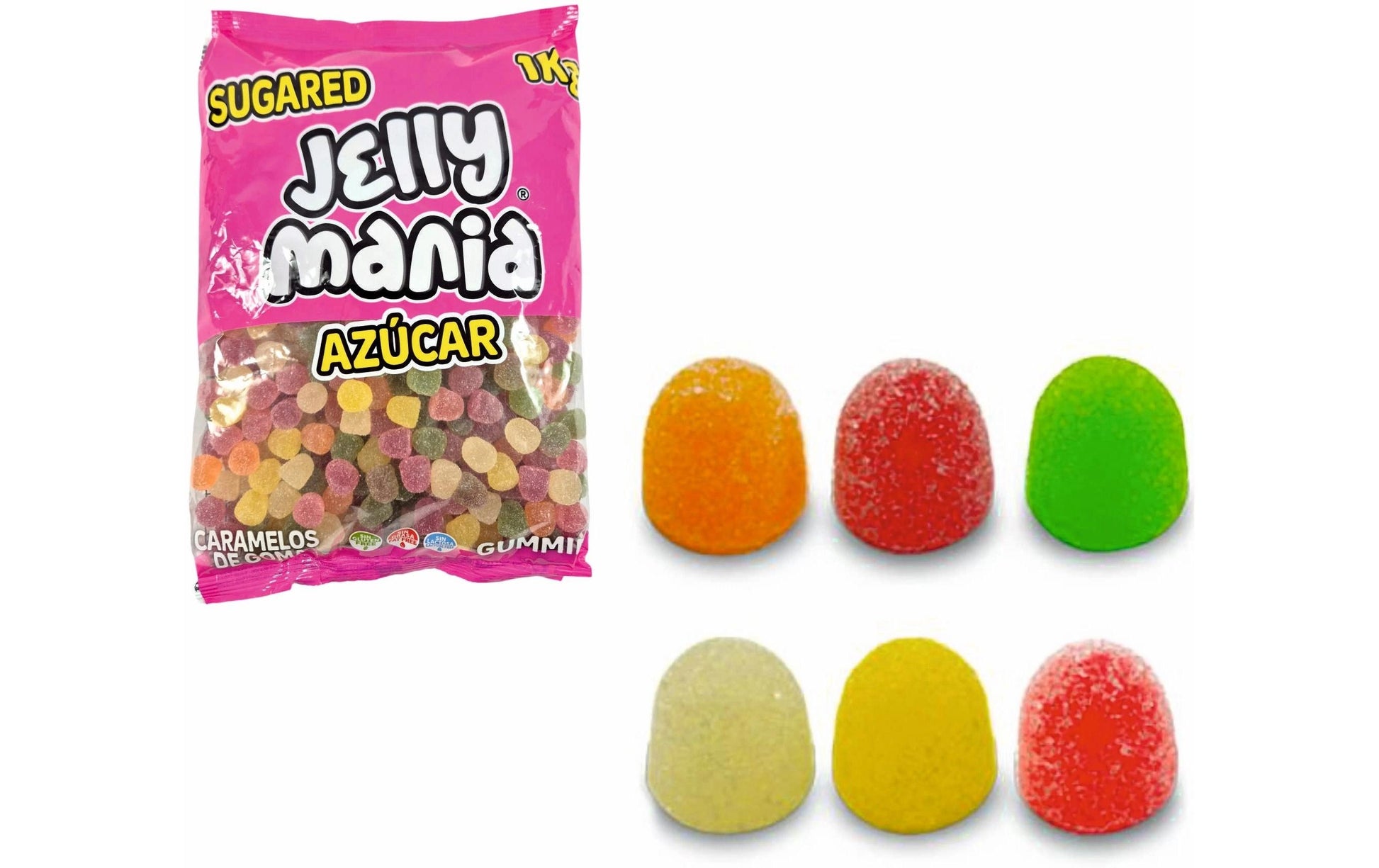 Jake Jellymania Teardrops Gummibonbons – glutenfrei – 1 kg