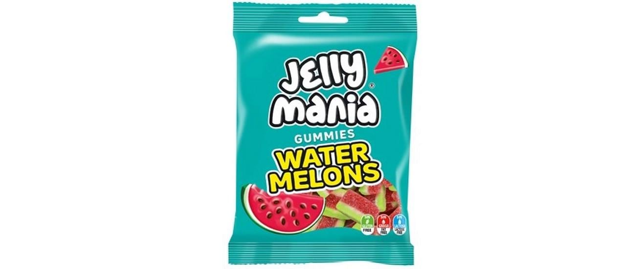 Jake Jellymania Gummibonbons – Wassermelonen, glutenfrei – 100 g