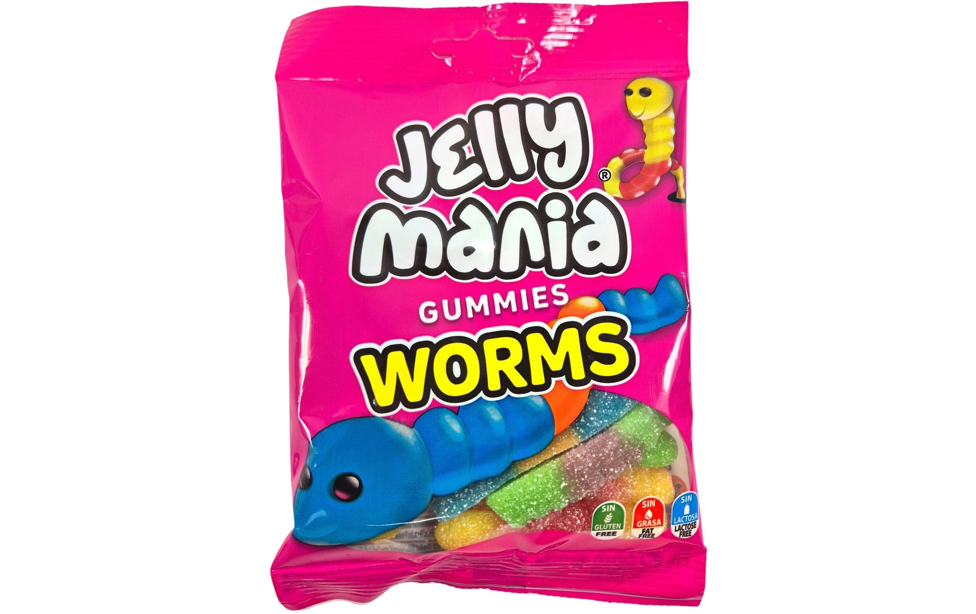 Jake Jellymania Worms Fruchtgummi – glutenfrei – 100 g