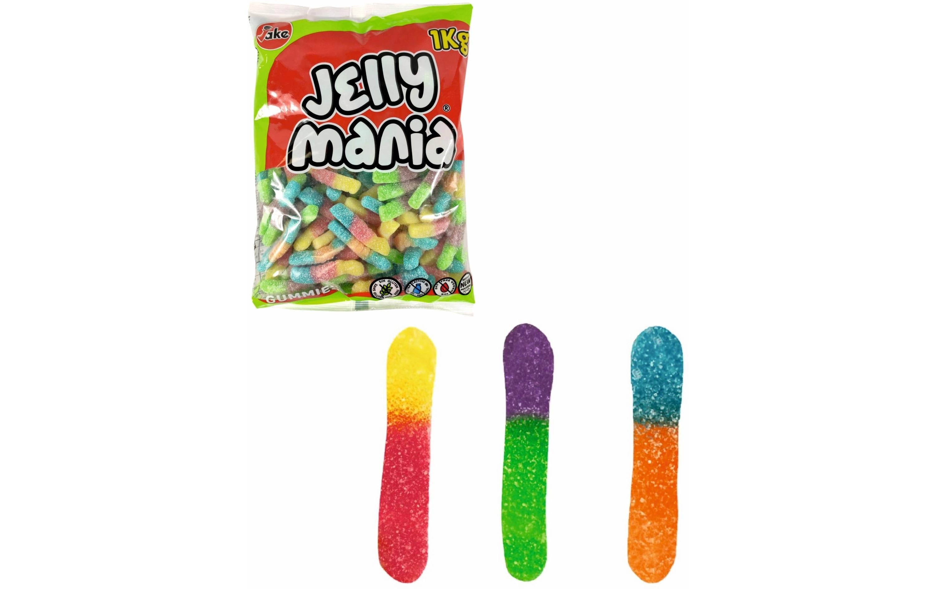 Jake Jellymania Gummibonbons – Sauerwürmer – 1 kg