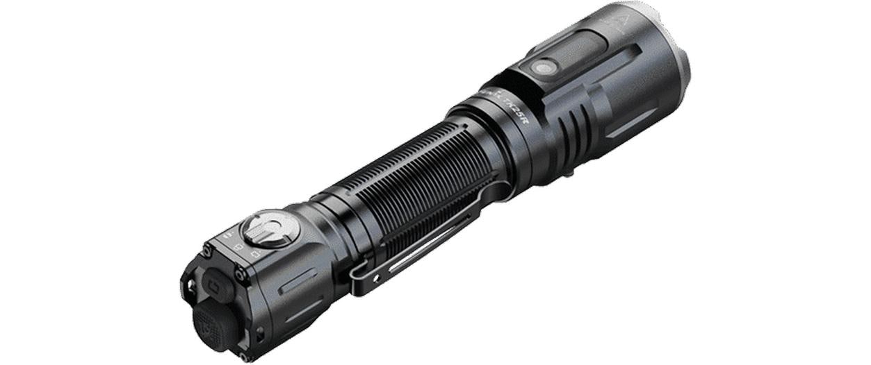 Fenix Taschenlampe TK25R – 3600 lm, 350 m, IP68, Akku – Schwarz