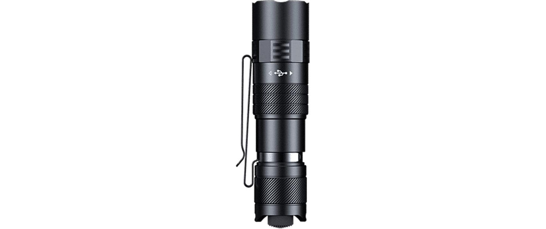 Fenix Taschenlampe PD26R ACE – 1300 lm, 354 m, IP68, Akku 1600 mAh – Schwarz