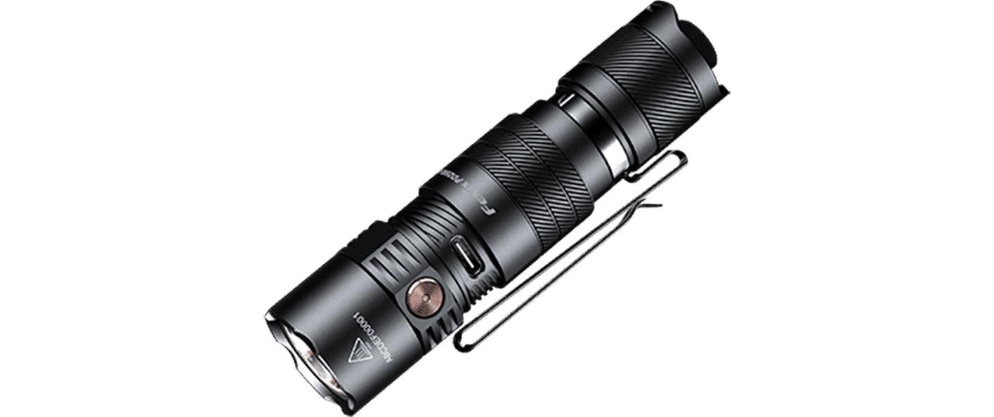 Fenix Taschenlampe PD26R ACE – 1300 lm, 354 m, IP68, Akku 1600 mAh – Schwarz