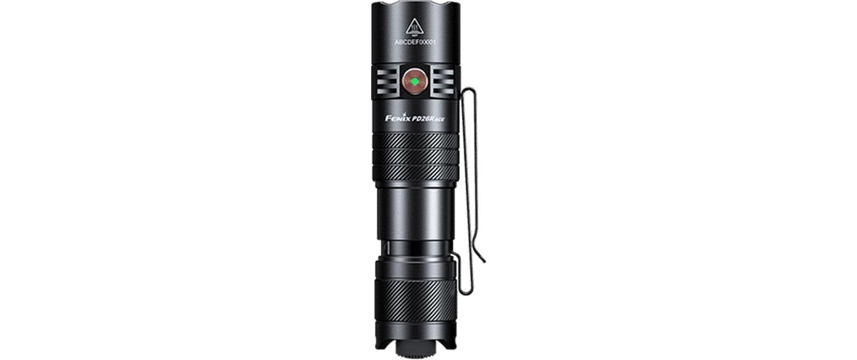 Fenix Taschenlampe PD26R ACE – 1300 lm, 354 m, IP68, Akku 1600 mAh – Schwarz