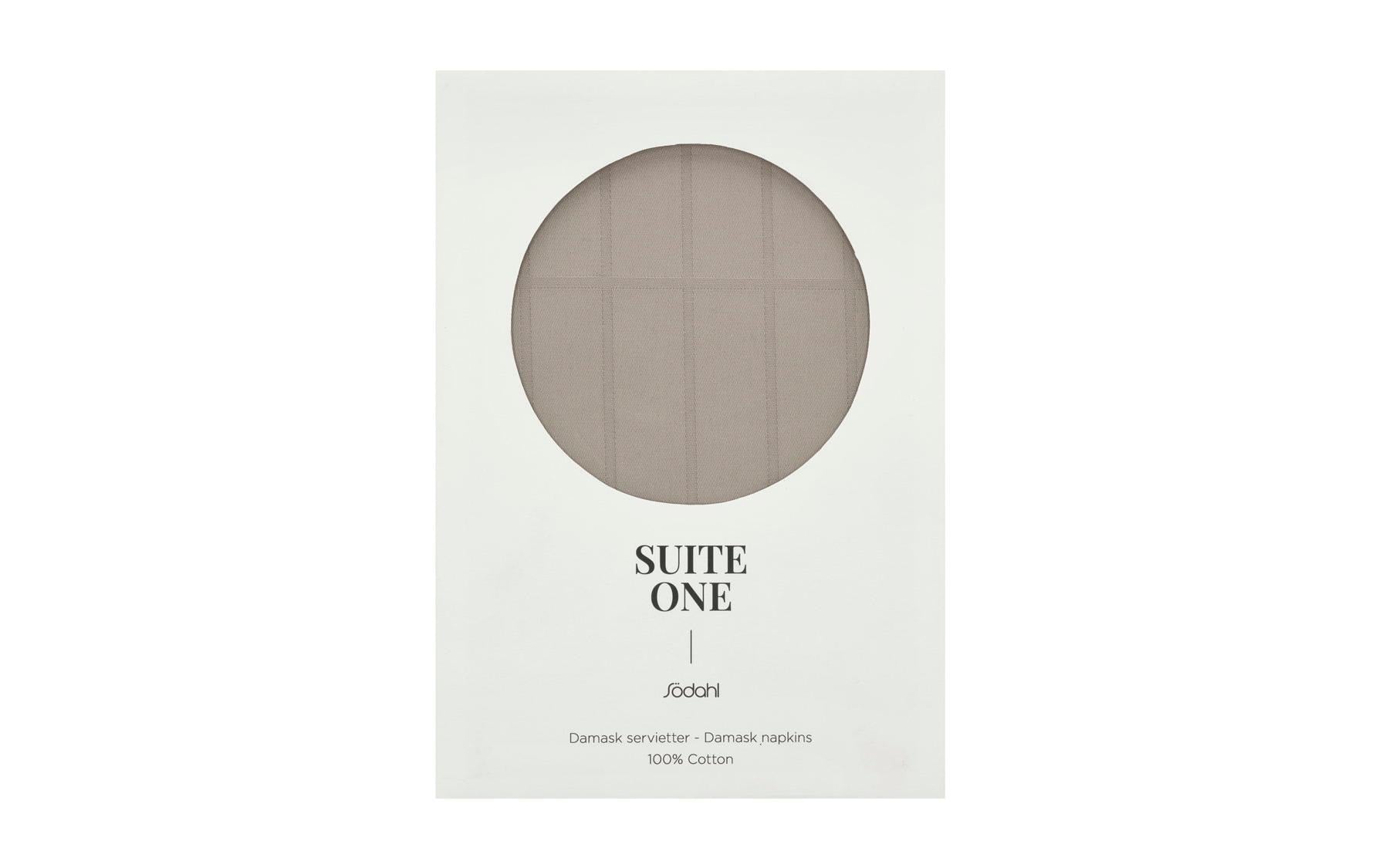 Södahl Stoffserviette Essence – natur – 45 × 45 cm, Baumwolle – 4er-Set