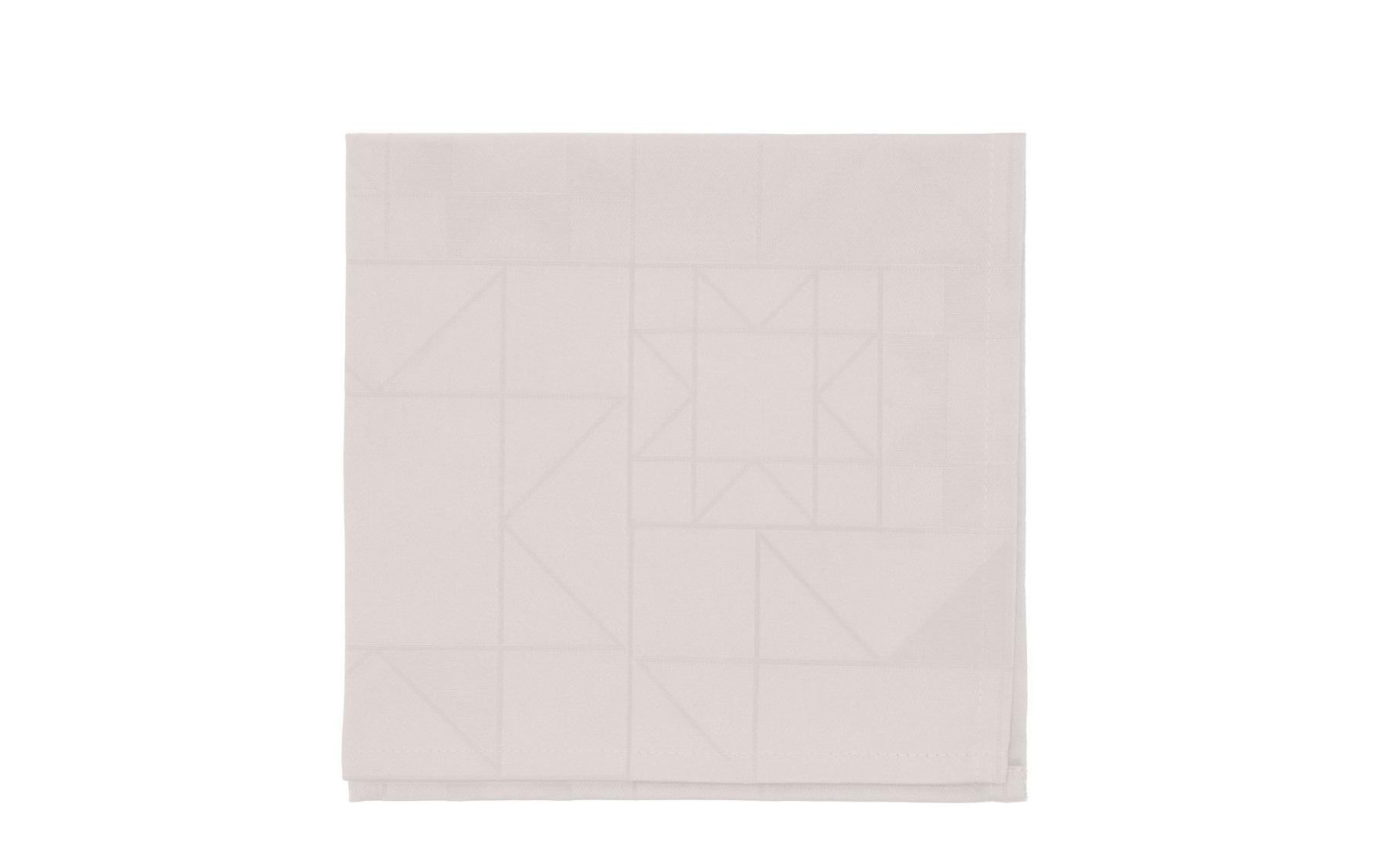 Södahl Stoffserviette – Grau – 45 × 45 cm, Baumwolle – 4er-Set