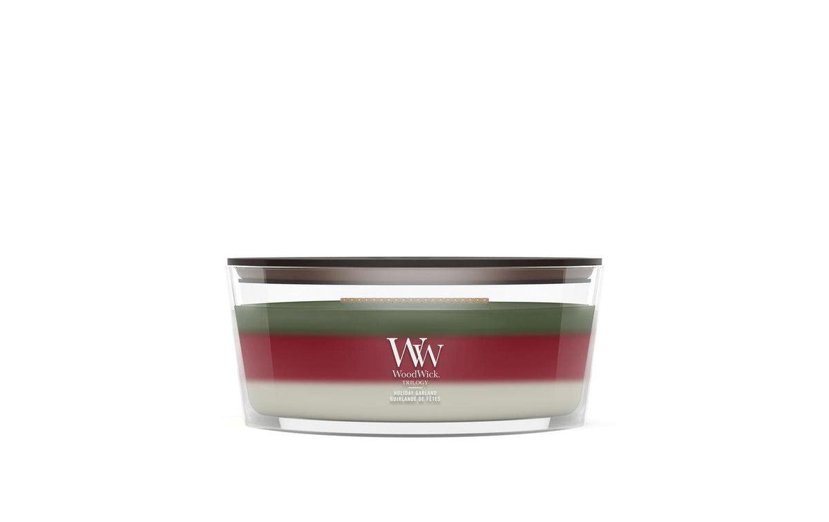 WoodWick Duftkerze – Brombeere, Holz, Tanne – Ø 19 × 9 cm