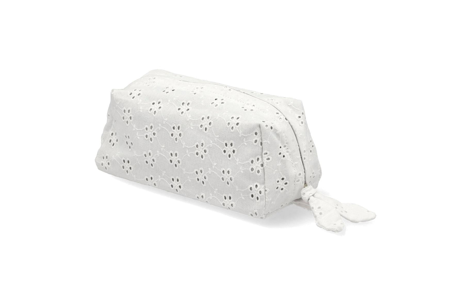 Södahl Necessaire Weekend Stories – 22 × 11 × 11 cm, 2 l – weiss, 100% Baumwolle