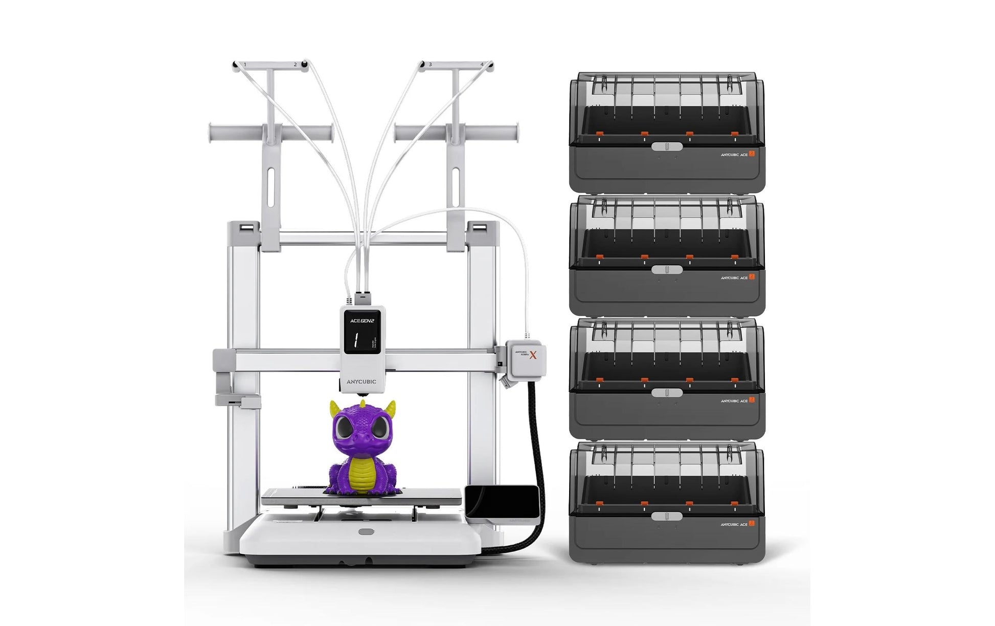 Anycubic Kobra X FDM 3D-Drucker – min. Schichthöhe 0,05 mm – Konnektivität WLAN/USB