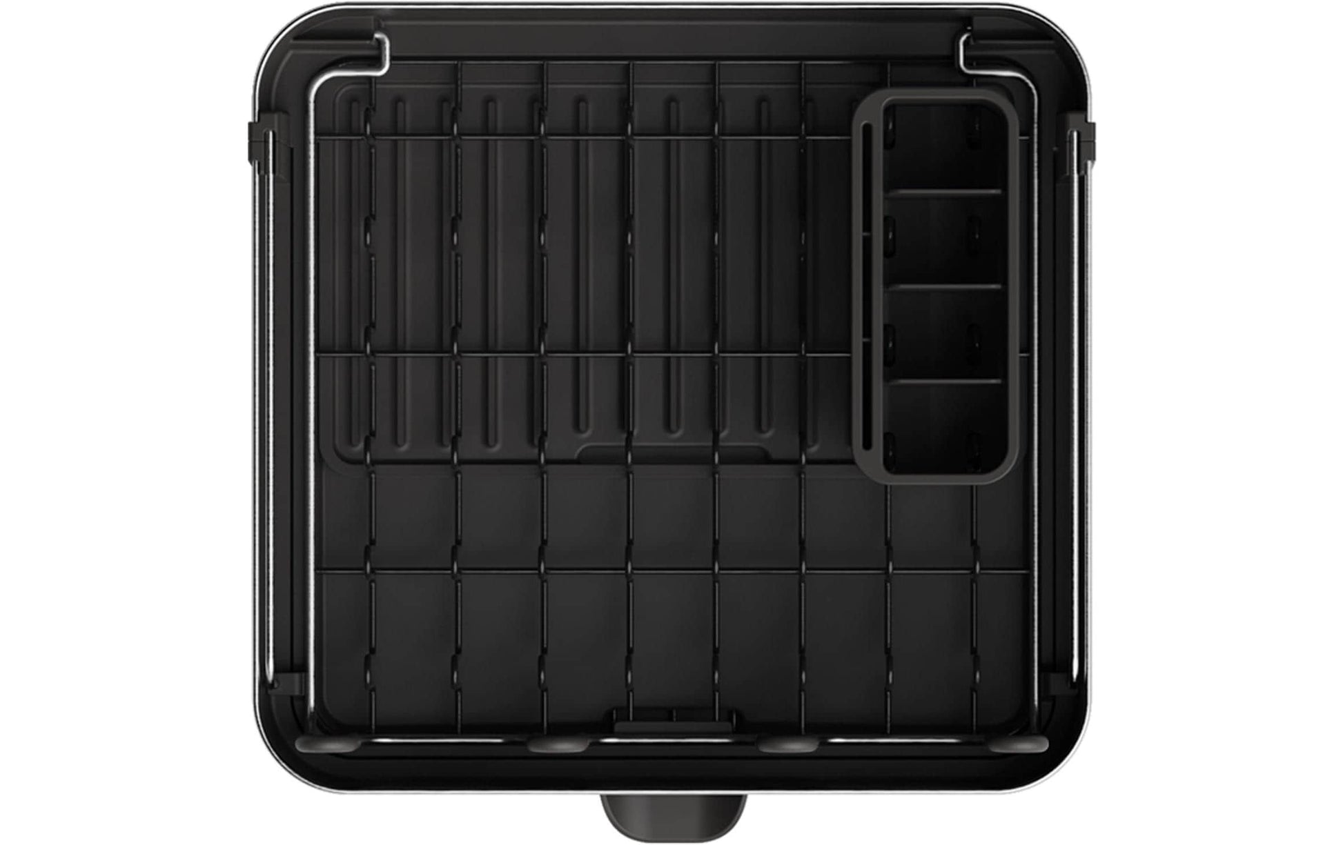Joseph Joseph – Abtropfgestell 38 × 35,5 × 17 cm, Polypropylen (PP)/Edelstahl, mit Besteck- & Flaschenhalter