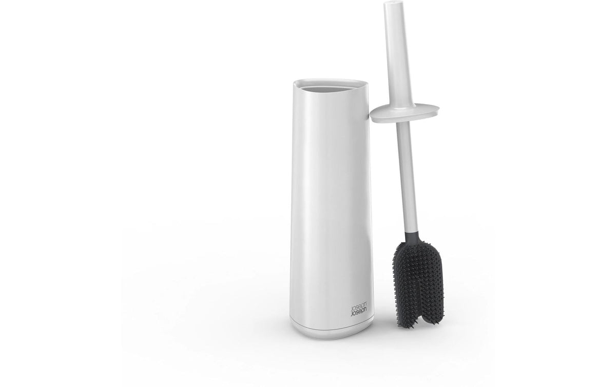 Joseph Joseph Flex 360 – WC-Bürstenset – Kunststoff, Silikon, Weiss