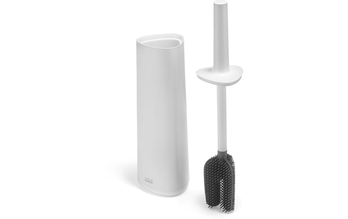 Joseph Joseph Flex 360 – WC-Bürstenset – Kunststoff, Silikon, Weiss