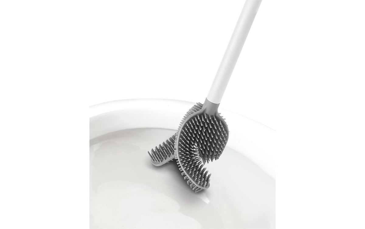 Joseph Joseph – WC-Bürstenset – Polypropylen, Silikon, Weiss, H 43,4 cm