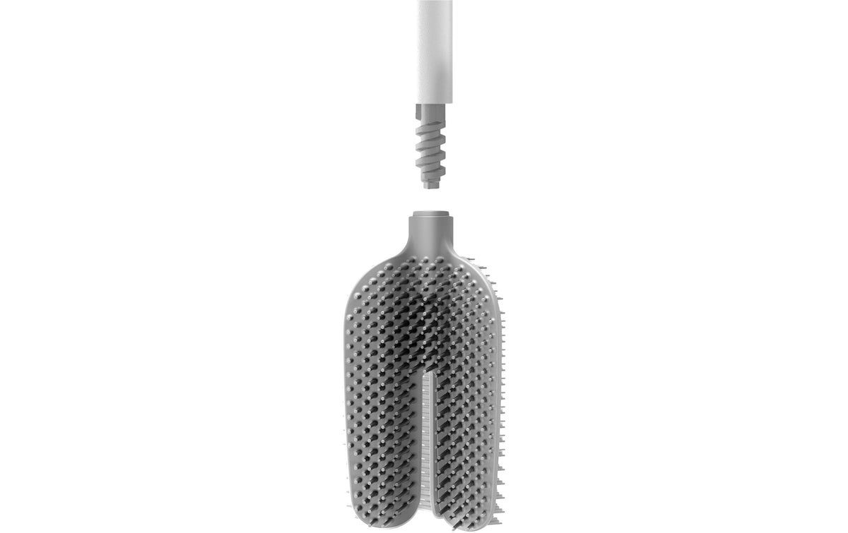 Joseph Joseph – WC-Bürstenset – Polypropylen, Silikon, Weiss, H 43,4 cm