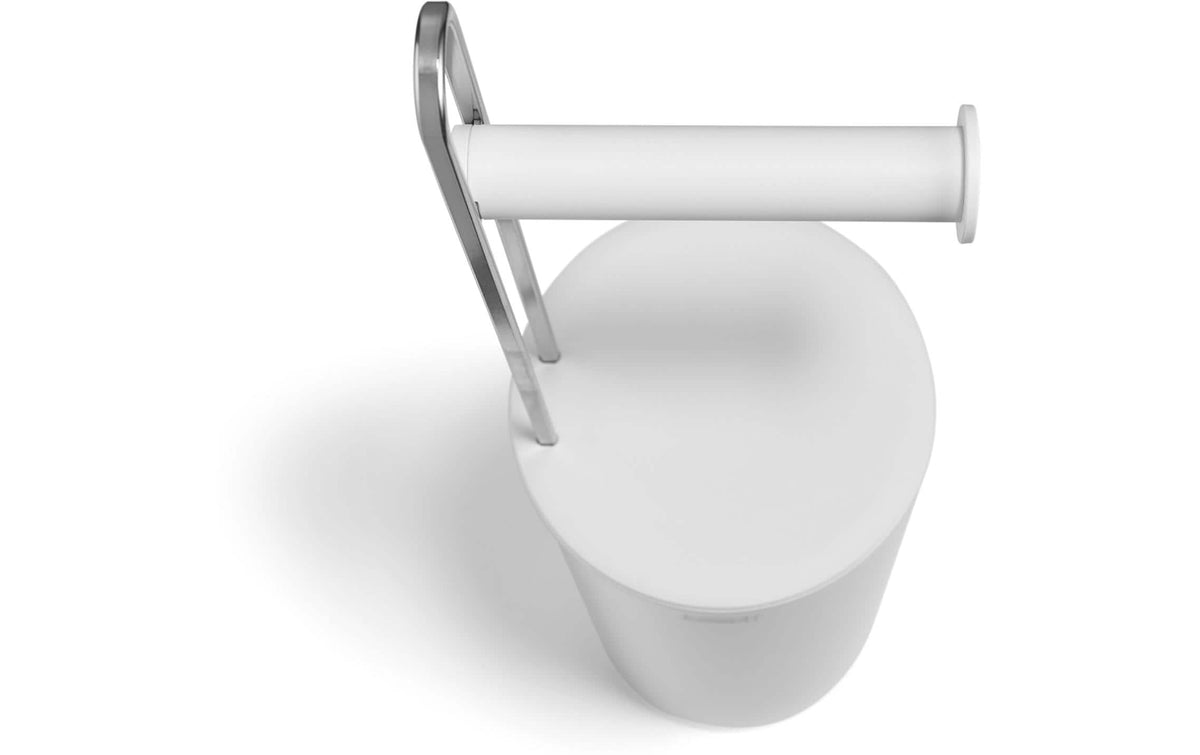 Joseph Joseph – Toilettenpapierständer – Stahl, Weiss, 15 × 15 × 65,2 cm