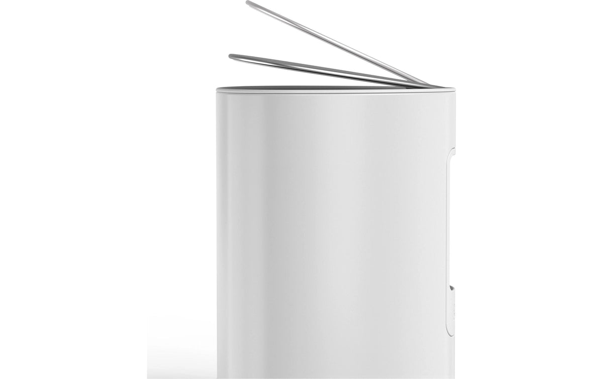 Joseph Joseph Kosmetikeimer – 5 l – Stahl, rund – weiss