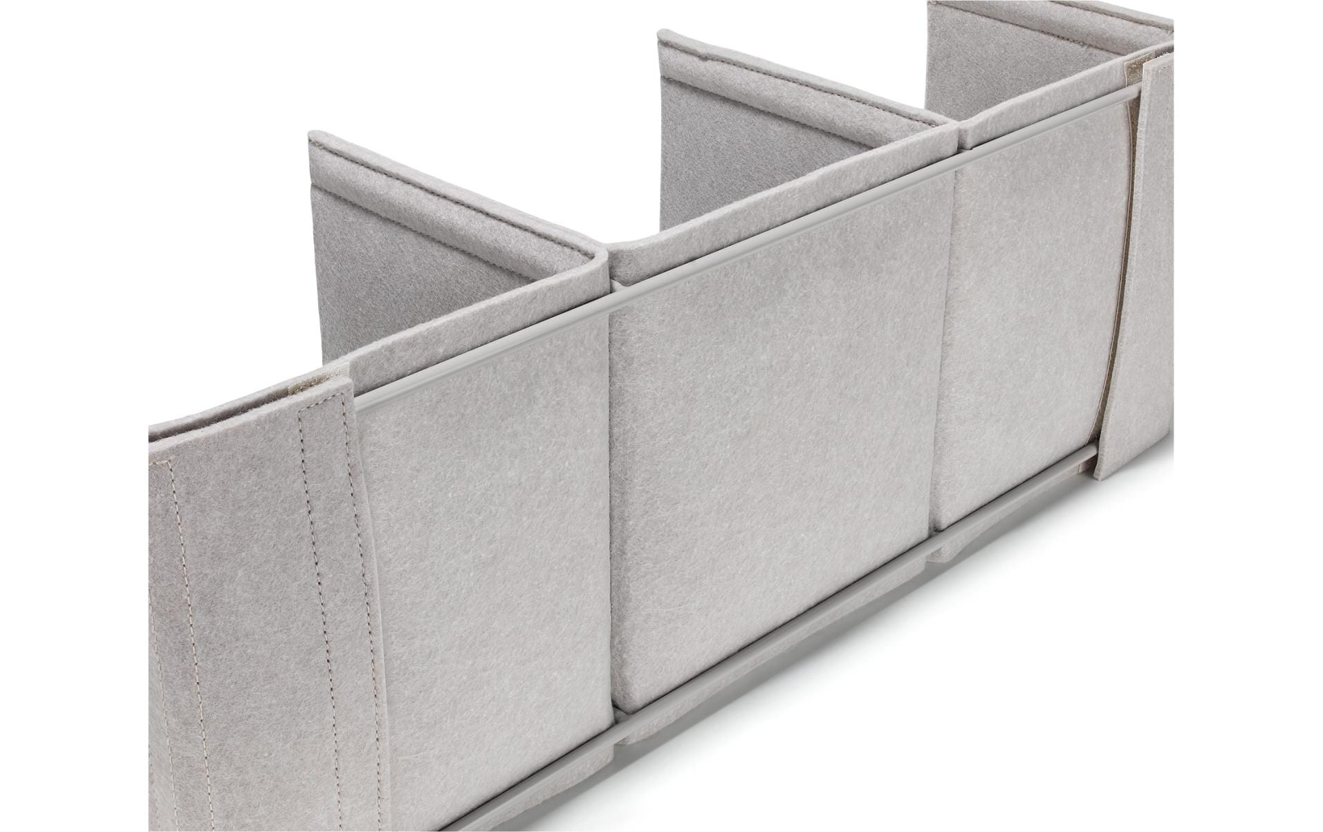 Joseph Joseph Aufbewahrungsbox – Filz/Textil – Beige – 180 × 153 × 510 mm