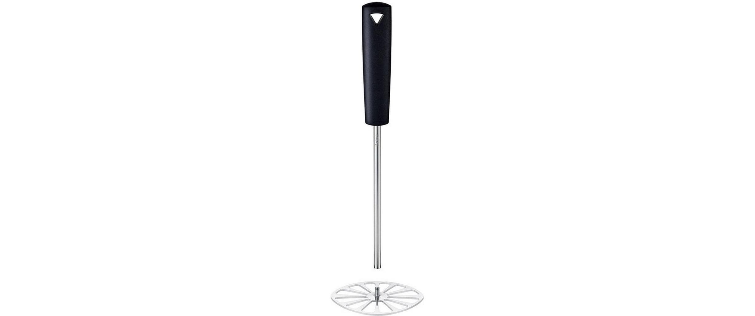 Triangle Kartoffelstampfer 30 cm, Edelstahl/Polypropylen (PP), Schwarz/Silber