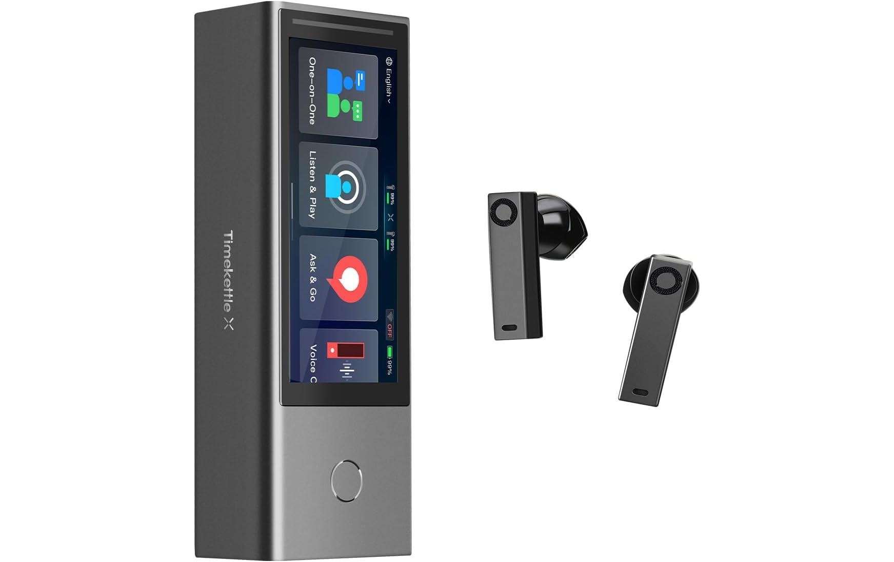 Timekettle X1 Meeting – Audio-Bridge, Schwarz