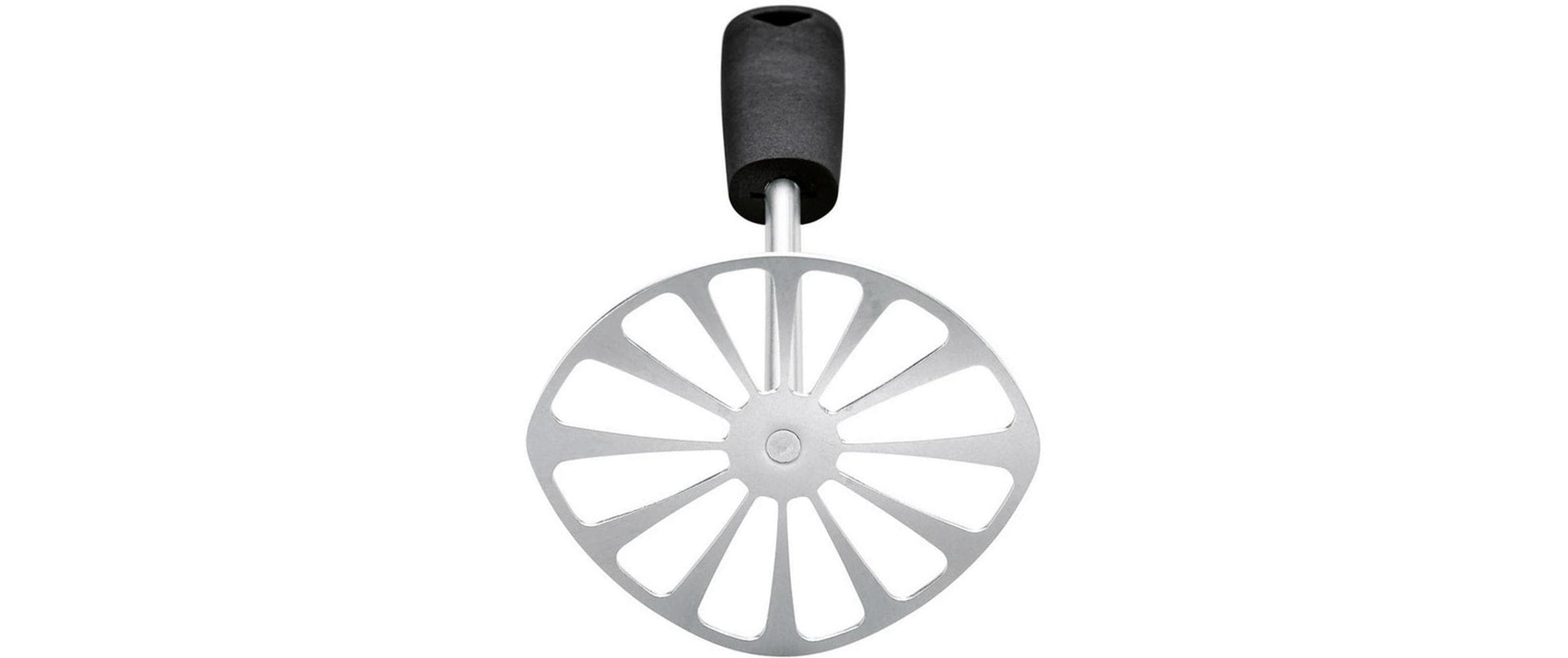 Triangle Kartoffelstampfer 30 cm, Edelstahl/Polypropylen (PP), Schwarz/Silber