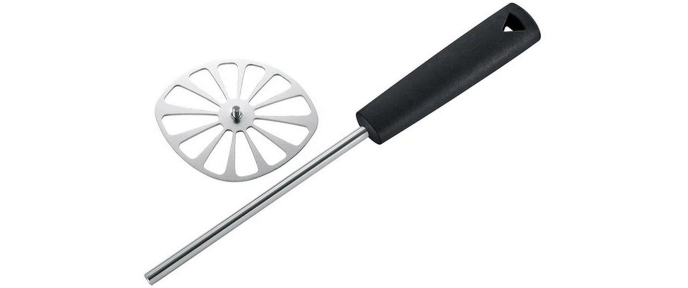 Triangle Kartoffelstampfer 30 cm, Edelstahl/Polypropylen (PP), Schwarz/Silber