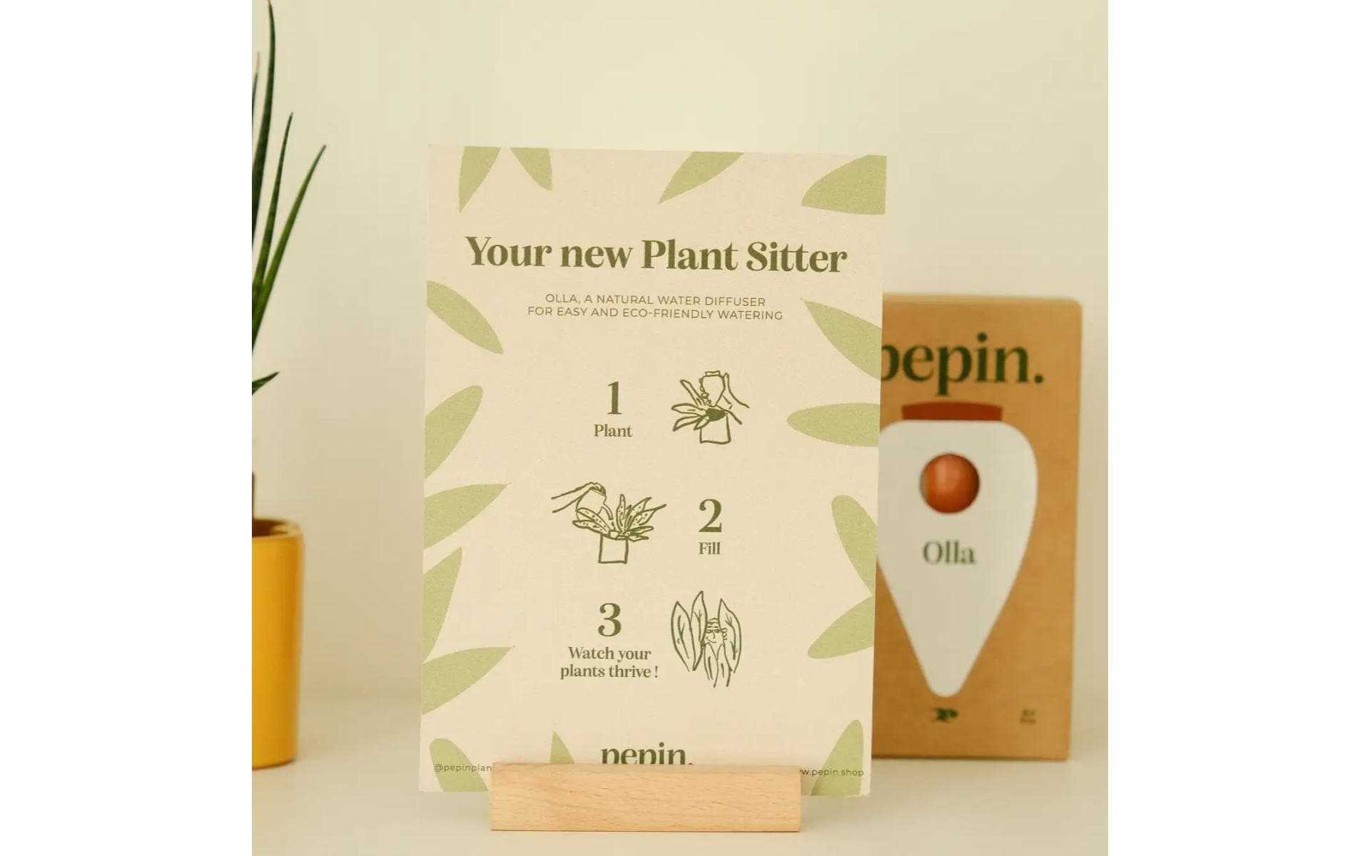 Gorilla gardening Trio Mini Ollas – Keramik/Kork – braun/weiss – für Töpfe Ø ≤150 mm