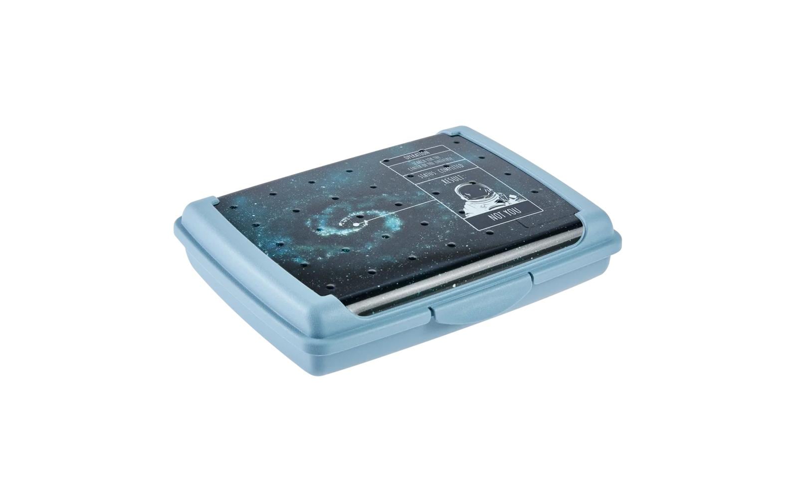 keeeper Carla Cosmos – Lunchbox 500 ml, 13 × 17 × 3,5 cm, Polypropylen (PP), dunkelblau, BPA-frei