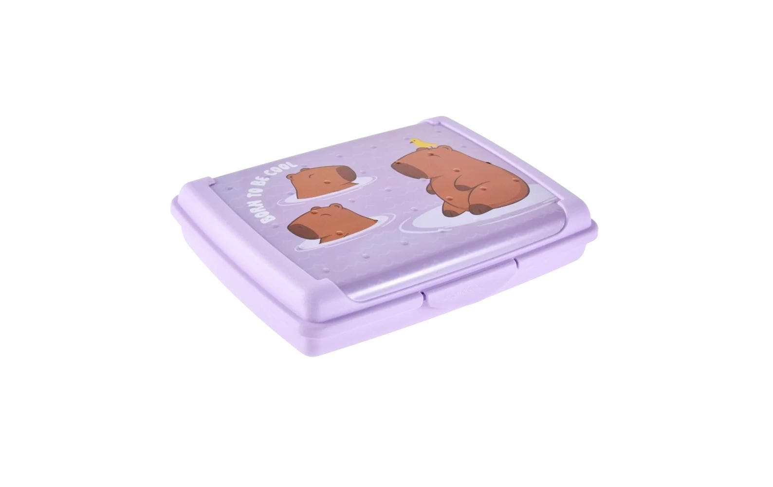 keeeper Lunchbox 500 ml, 13 × 17 × 3.5 cm, Polypropylen (PP), Flieder