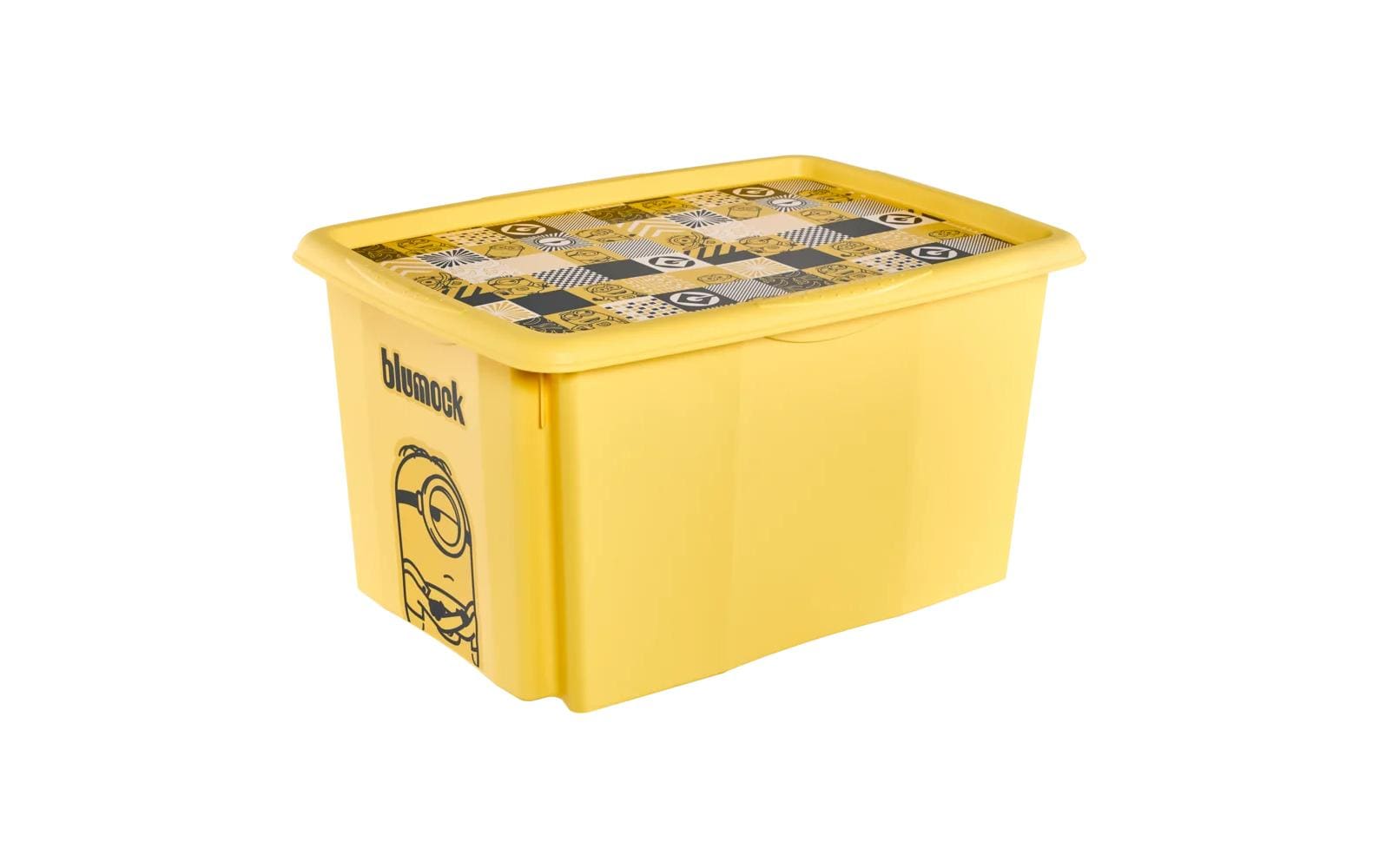keeeper Aufbewahrungsbox 45 l (mit Deckel) – Polypropylen – Gelb – BPA-frei – 400 × 300 × 555 mm