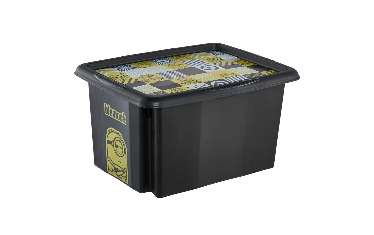 keeeper Aufbewahrungsbox 15 l (mit Deckel) – Polypropylen – Schwarz – 380 × 205 × 295 mm