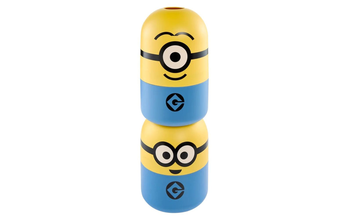 keeeper Minions Bob Aufbewahrungsbox 6 l – Kunststoff – Blau/Gelb – Ø 200 × 255 mm