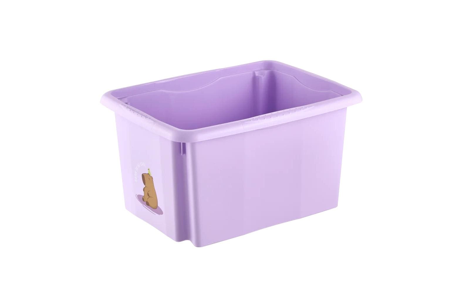 keeeper Aufbewahrungsbox 15 l (mit Deckel) – Polypropylen – Violett – 380 × 205 × 295 mm