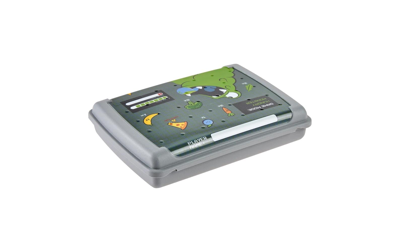 keeeper Lunchbox 500 ml, 13 × 17 × 3,5 cm, Polypropylen (PP), grau, für Kinder