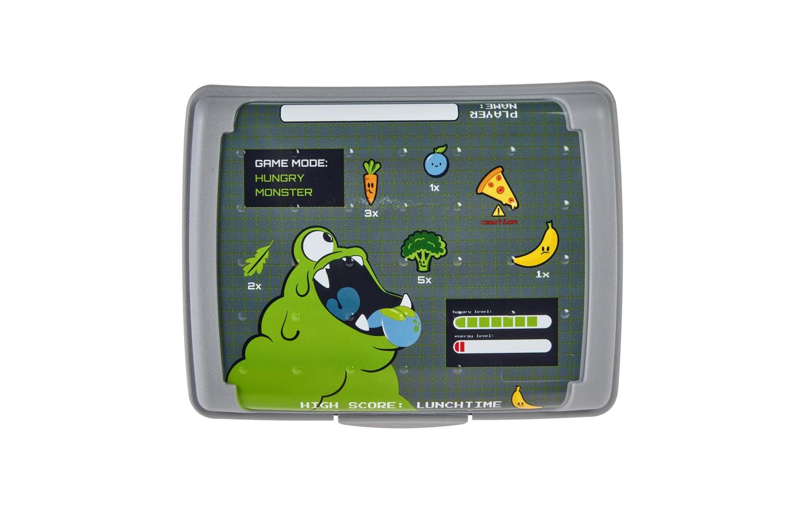 keeeper Lunchbox 500 ml, 13 × 17 × 3,5 cm, Polypropylen (PP), grau, für Kinder