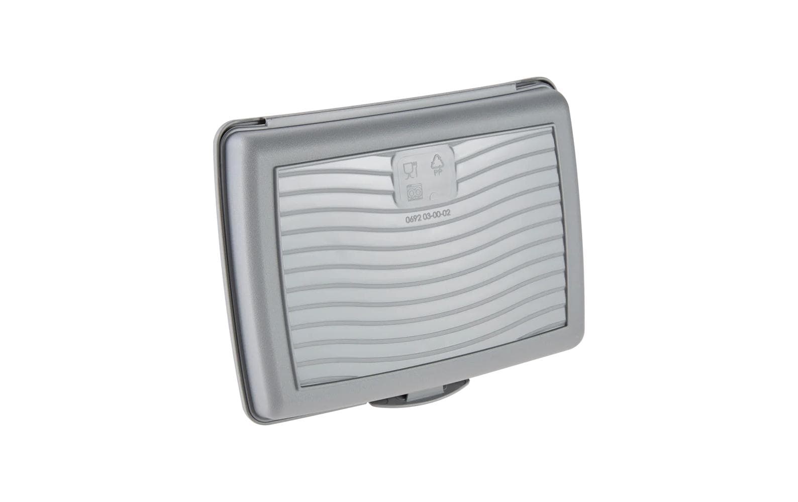 keeeper Lunchbox 500 ml, 13 × 17 × 3,5 cm, Polypropylen (PP), grau, für Kinder
