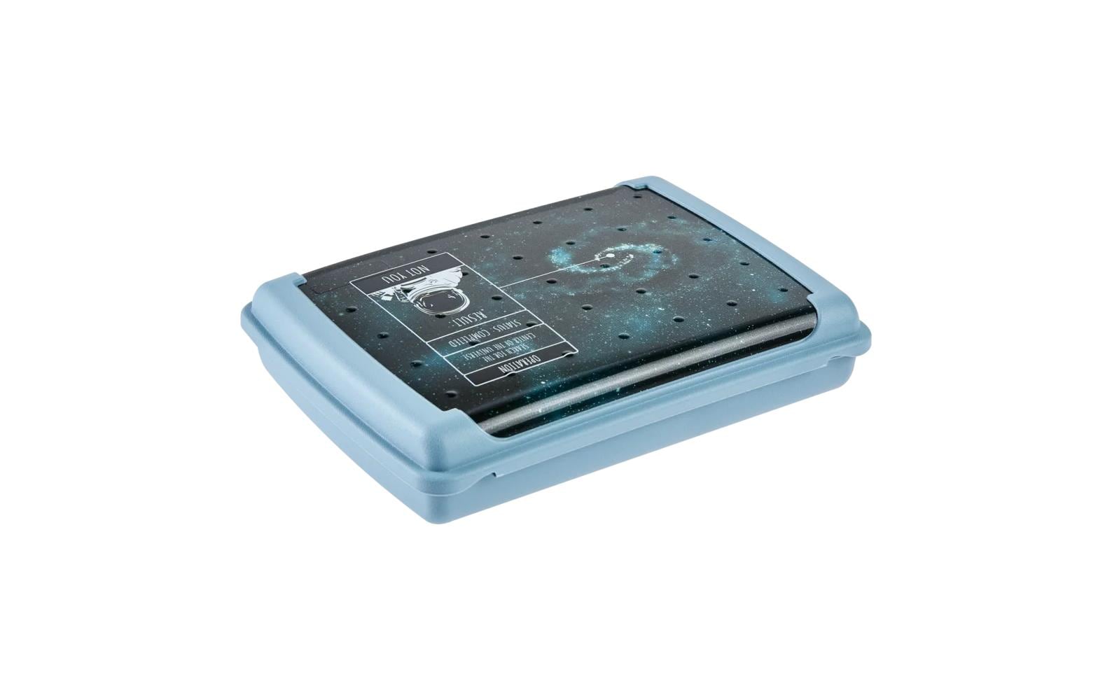 keeeper Carla Cosmos – Lunchbox 500 ml, 13 × 17 × 3,5 cm, Polypropylen (PP), dunkelblau, BPA-frei