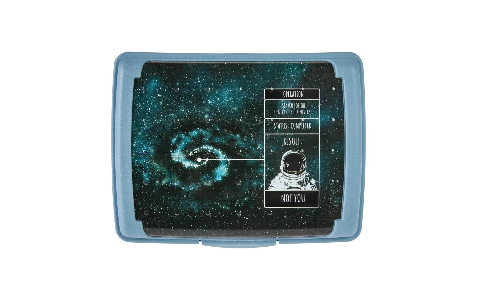 keeeper Carla Cosmos – Lunchbox 500 ml, 13 × 17 × 3,5 cm, Polypropylen (PP), dunkelblau, BPA-frei