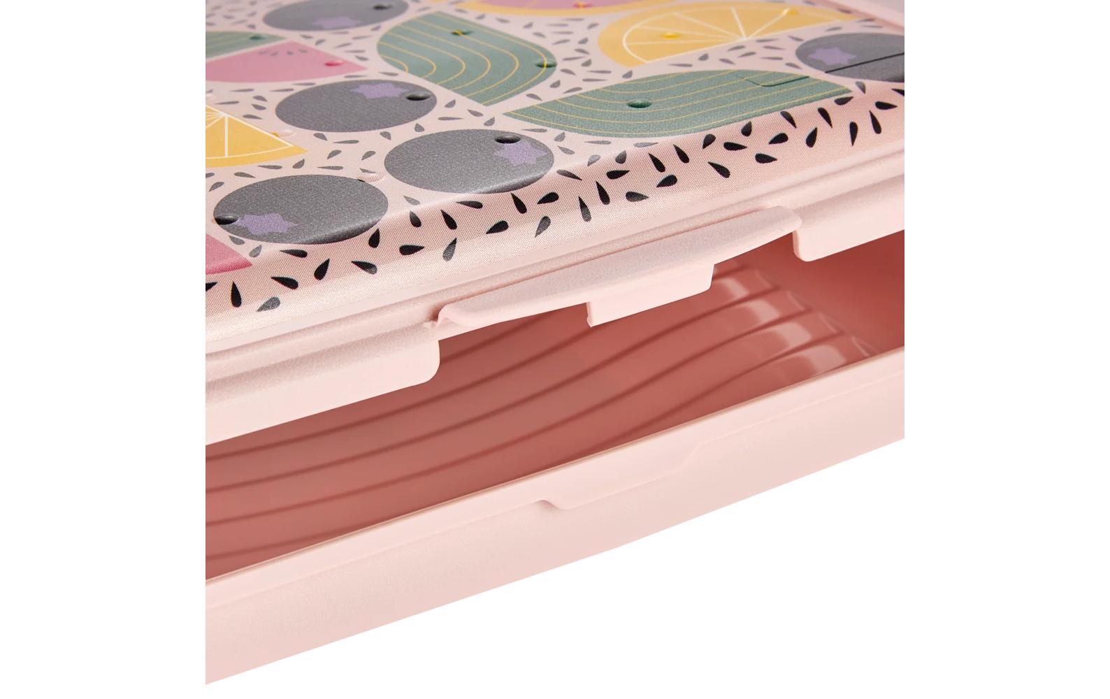 keeeper Lunchbox 500 ml, 13 × 13 × 3,5 cm, Polypropylen (PP), BPA-frei, rosa