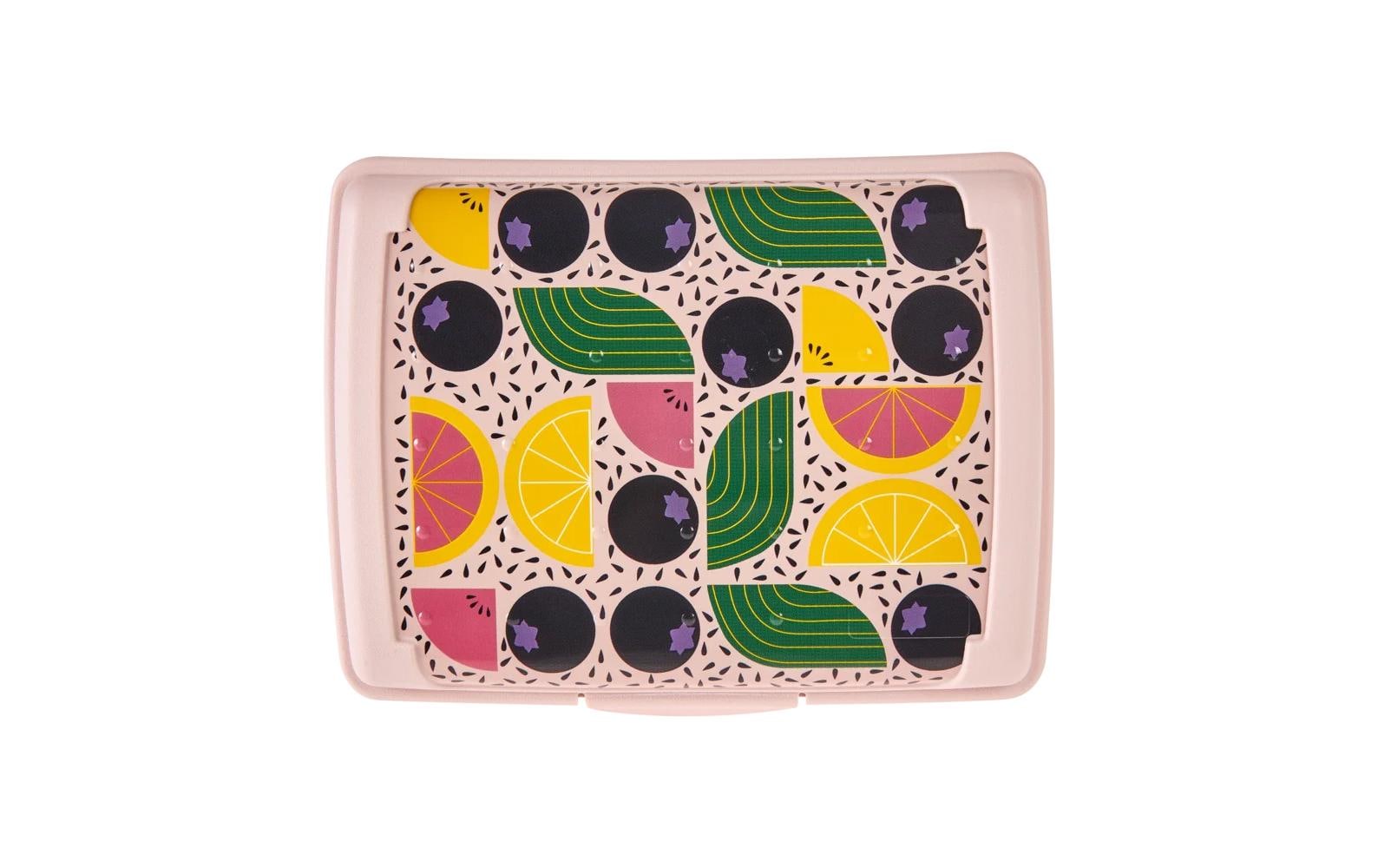 keeeper Lunchbox 500 ml, 13 × 13 × 3,5 cm, Polypropylen (PP), BPA-frei, rosa